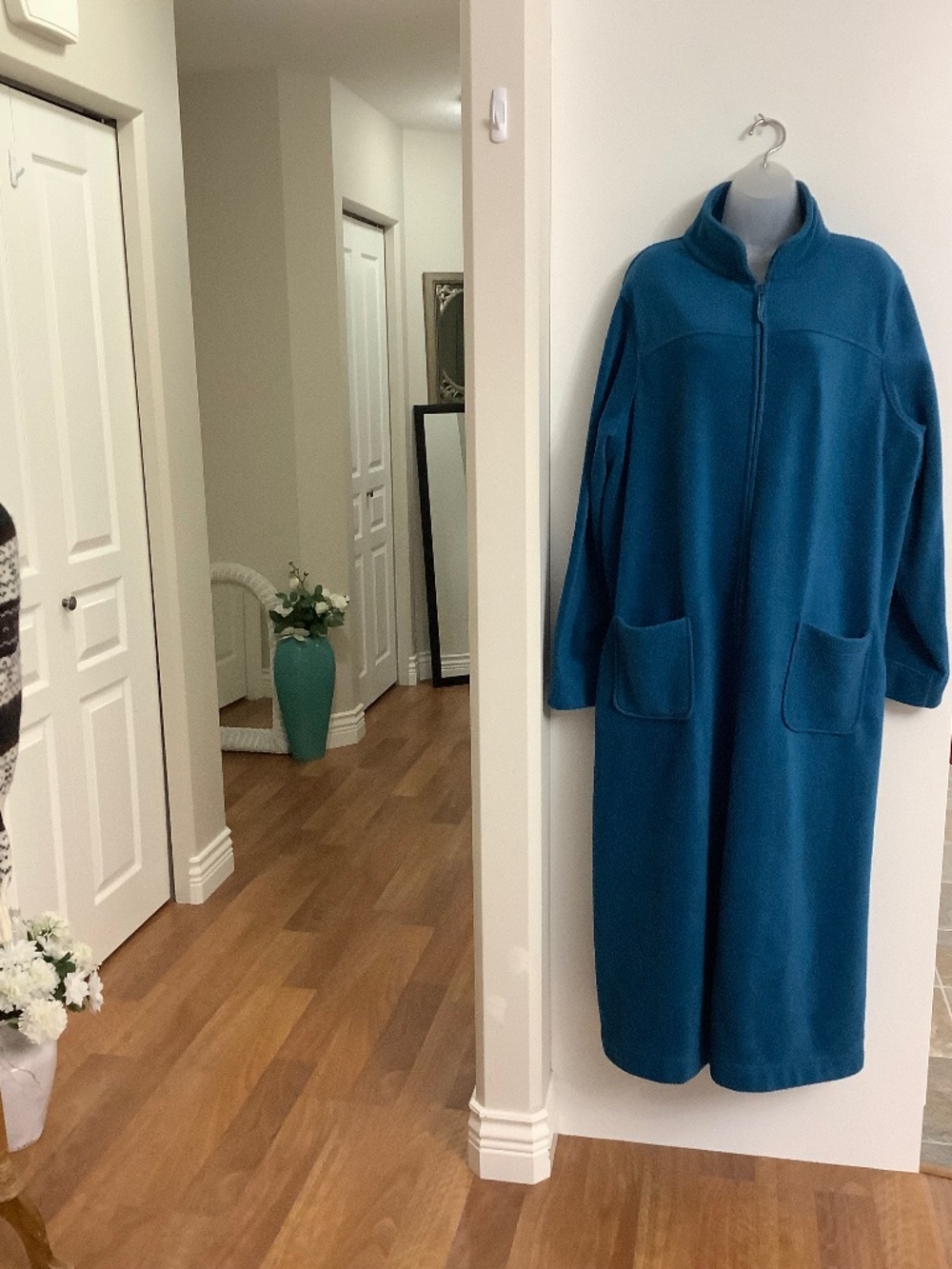 L.L.Bean Gorgeous fleece housecoat fits 2X EXCELLENT Like New  CONDITION